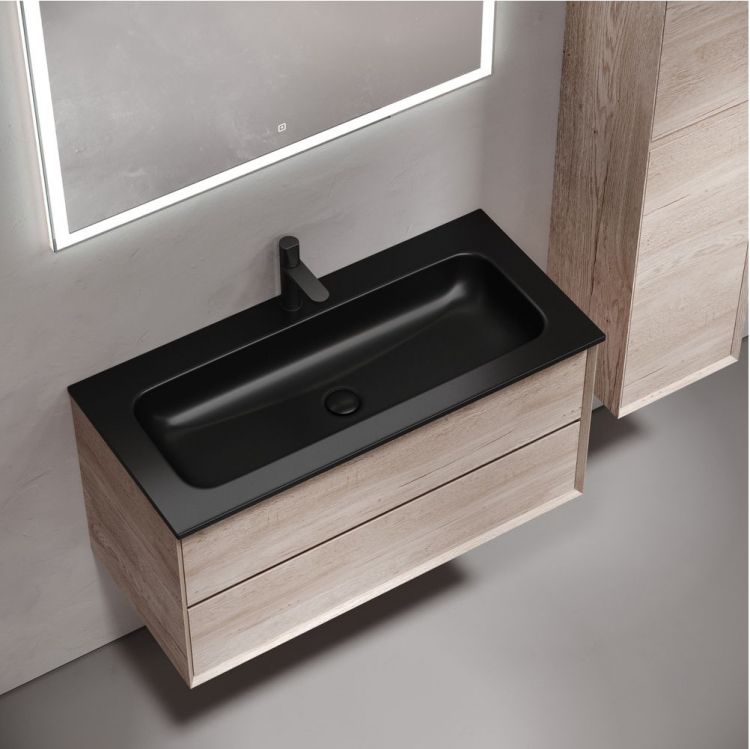 Тумба подвесная SANCOS под раковину Marmi 2.0, дуб галифакс натуральный 995х445х520, MR2.0100EG Тумба подвесная SANCOS под раковину Marmi 2.0, дуб галифакс натуральный 995х445х520, MR2.0100EG