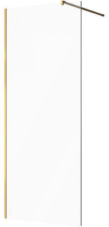 Душевая перегородка STWORKI Берген 90 MV-BE-90-GL профиль Золото стекло прозрачное Душевая перегородка STWORKI Берген 90 MV-BE-90-GL профиль Золото стекло прозрачное