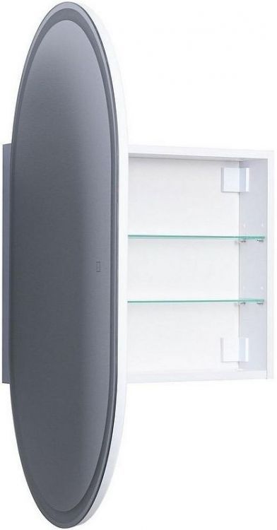 Зеркальный шкаф Aquanet Монте 60 344788 с подсветкой Белый