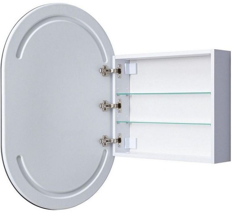 Зеркальный шкаф Aquanet Монте 60 344788 с подсветкой Белый