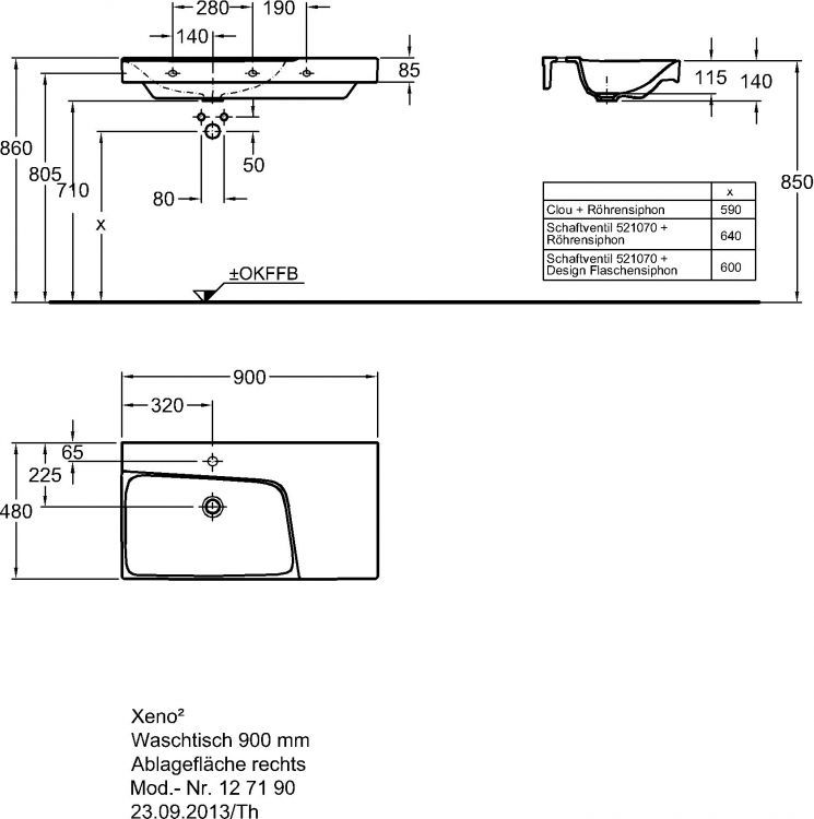 Раковина Keramag Xeno?, 127190000