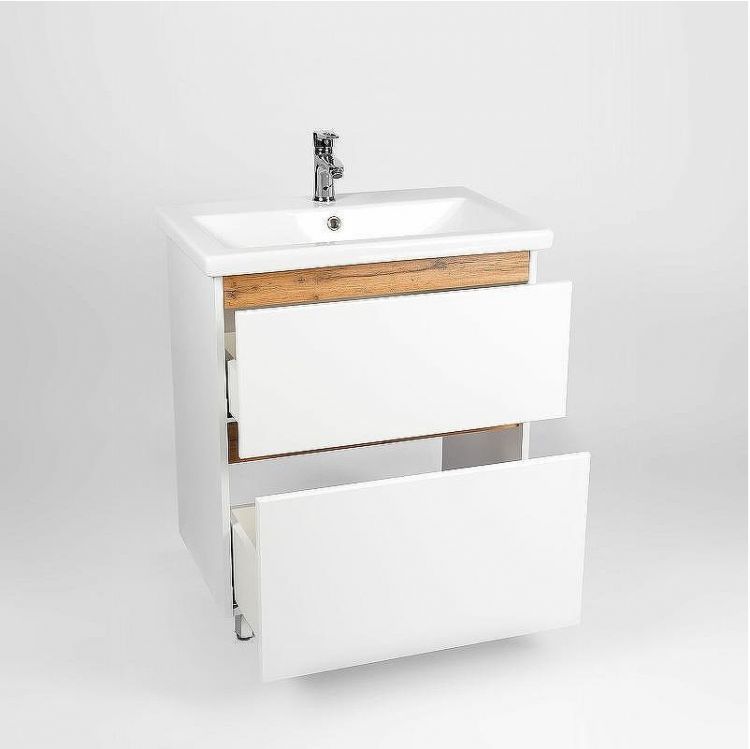 Тумба под раковину VIANT Мальта 80 VMAL80CO-T2Y Белая Дуб Вотан Тумба под раковину VIANT Мальта 80 VMAL80CO-T2Y Белая Дуб Вотан