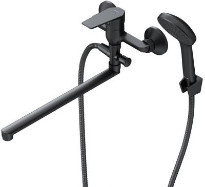 Смеситель для ванны AM.PM Gem F90A90122 универсальный Черный матовый