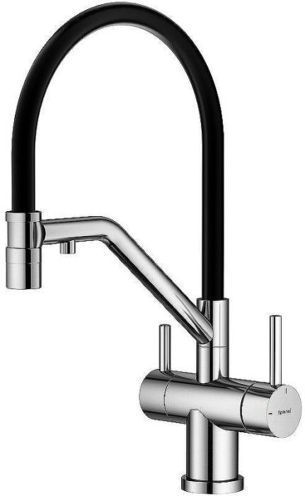 Смеситель для кухни Splenka S70.62.05 Сатин Черный