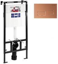 Инсталляция Bettoserb Sava Slim Superior SES40006484 для унитаза с клавишей смыва цвет Бронза матовая