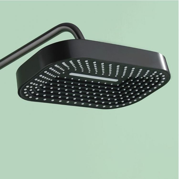 Душевая система ALMAes Deivon SDI-1836 с термостатом цвет Оружейная сталь