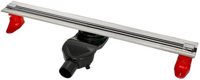 Душевой лоток Berges Super Slim 800 090154 с решеткой Хром матовый