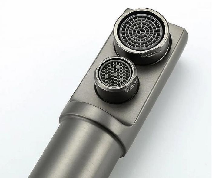 Смеситель для кухни Frap H52 F4352-9 Оружейная сталь