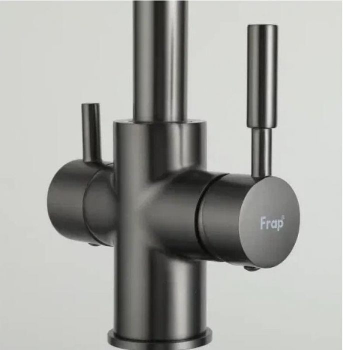 Смеситель для кухни Frap H52 F4352-9 Оружейная сталь