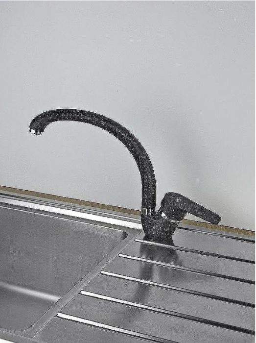 Смеситель для кухни Viko V-4524 Черный мрамор