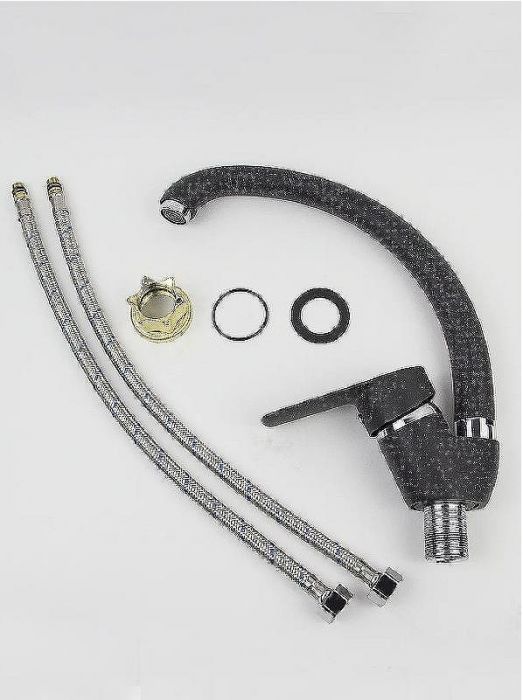 Смеситель для кухни Viko V-4524 Черный мрамор