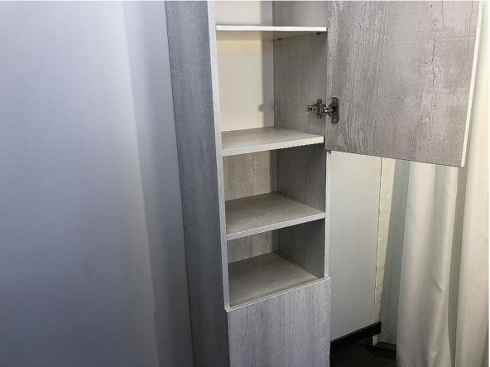 Шкаф пенал Comforty Верона 35 00004137140 подвесной Дуб белый