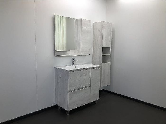 Шкаф пенал Comforty Верона 35 00004137140 подвесной Дуб белый