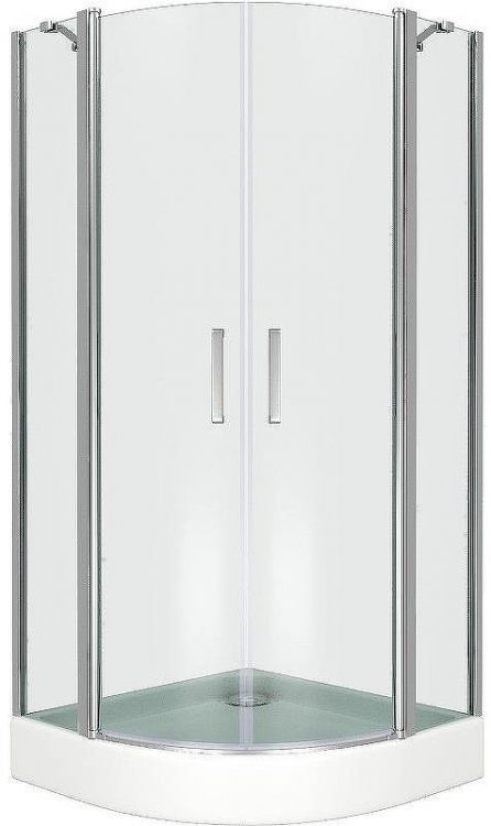 Душевой уголок Good Door Pandora R-80-C-CH 80х80 профиль Хром стекло прозрачное
