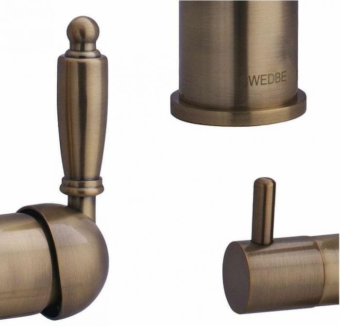 Смеситель для кухни Swedbe Selene Plus 8043 Бронза