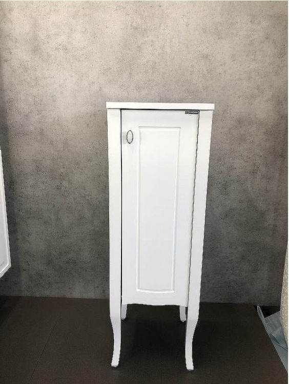 Шкаф пенал Comforty Павия 40 00004148000 Белый глянец