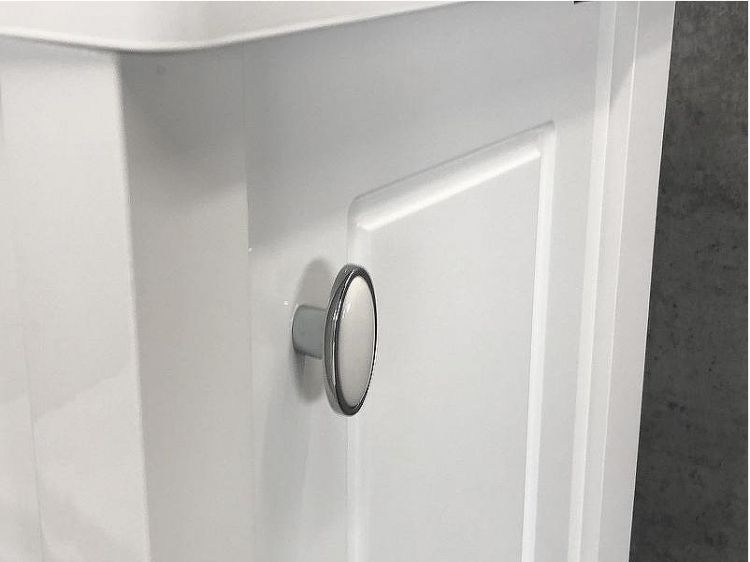 Шкаф пенал Comforty Павия 40 00004148000 Белый глянец