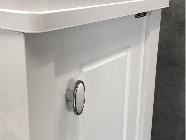 Шкаф пенал Comforty Павия 40 00004148000 Белый глянец