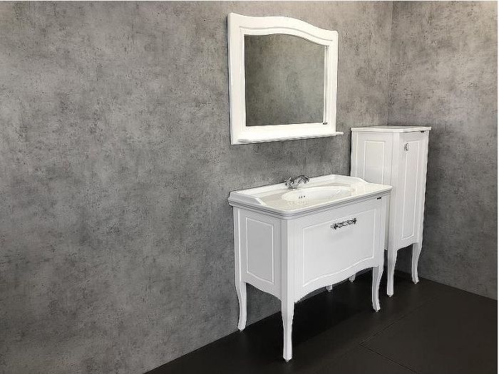 Шкаф пенал Comforty Павия 40 00004148000 Белый глянец