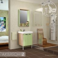 Мебель АКВАТОН Йорк 60 салатовый/дуб сонома Мебель АКВАТОН Йорк 60 салатовый/дуб сонома