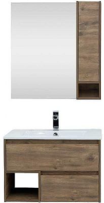 Комплект мебели для ванной STWORKI Карлстад 75 418890 подвесной Дуб рустикальный