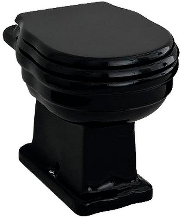 Унитаз Artceram Hermitage HEV003 03 00 приставной Черный без сиденья