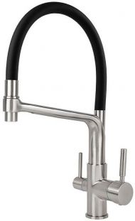 Смеситель для кухни Viko V-5605 Серебро Черный Смеситель для кухни Viko V-5605 Серебро Черный