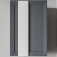 Подвесной шкаф Бриклаер Берлин 40 4627125416163 Оникс серый