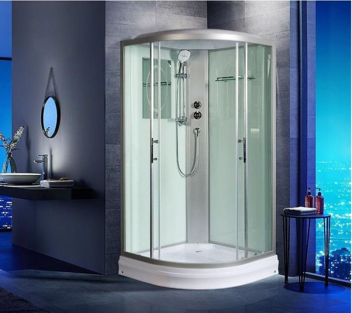 Душевая кабина WeltWasser WW500 Werra 902 90x90 10000003226 профиль Хром стекло прозрачное