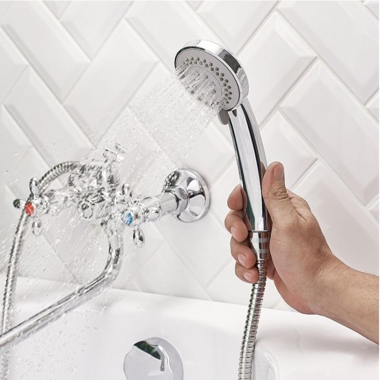 Смеситель для ванны Boou BA5318-3-C007-B702 универсальный цвет Хром