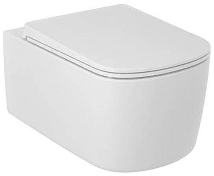 Унитаз Kludi Resa S 27WCSET53 подвесной цвет Белый матовый с сиденьем Микролифт