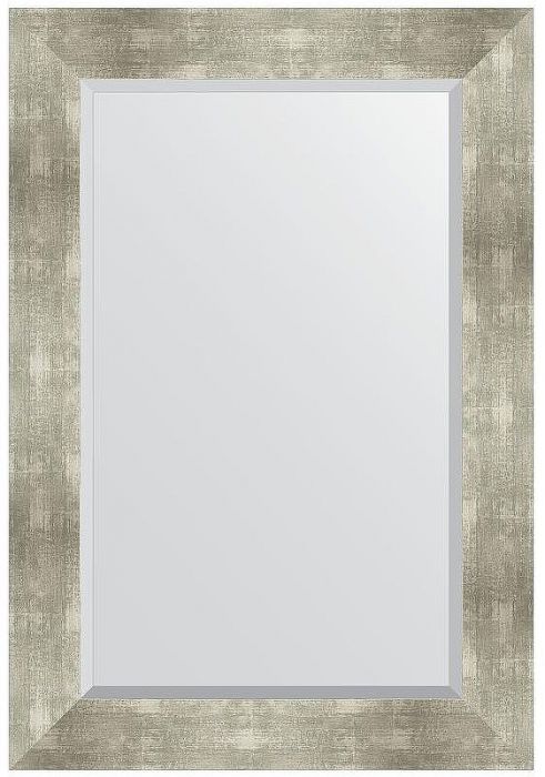 Зеркало Evoform Exclusive 96х66 BY 1180 с фацетом в багетной раме - Алюминий 90