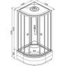 Душевая кабина Avacan 100 L910 без гидромассажа Душевая кабина Avacan 100 L910 без гидромассажа