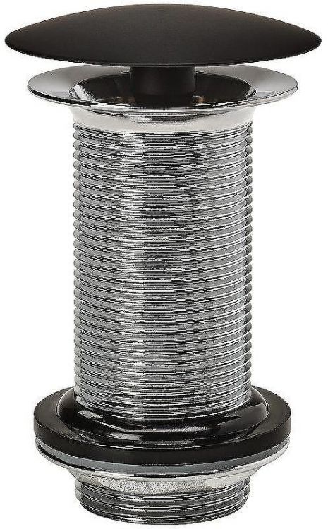 Донный клапан Wirquin Black touch Free Flow 30722856 Черный матовый