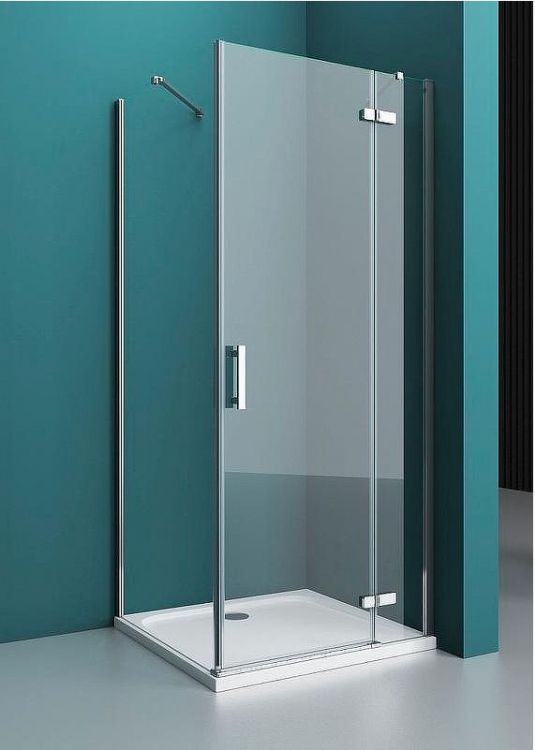 Душевой уголок BelBagno Kraft 90х100 KRAFT-AH-12-90/100-C-Cr-R профиль Хром стекло прозрачное Душевой уголок BelBagno Kraft 90х100 KRAFT-AH-12-90/100-C-Cr-R профиль Хром стекло прозрачное