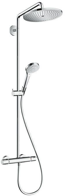 Hansgrohe Croma Select 280 1jet SHP Душевая система Showerpipe с термостатом, цвет: хром