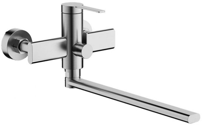 Смеситель для ванны Belz B813-1 B22813-1 универсальный цвет Сатин