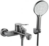 Смеситель для ванны Shevanik S6202T цвет Оружейная сталь