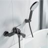 Смеситель для ванны Shevanik S6202T цвет Оружейная сталь Смеситель для ванны Shevanik S6202T цвет Оружейная сталь