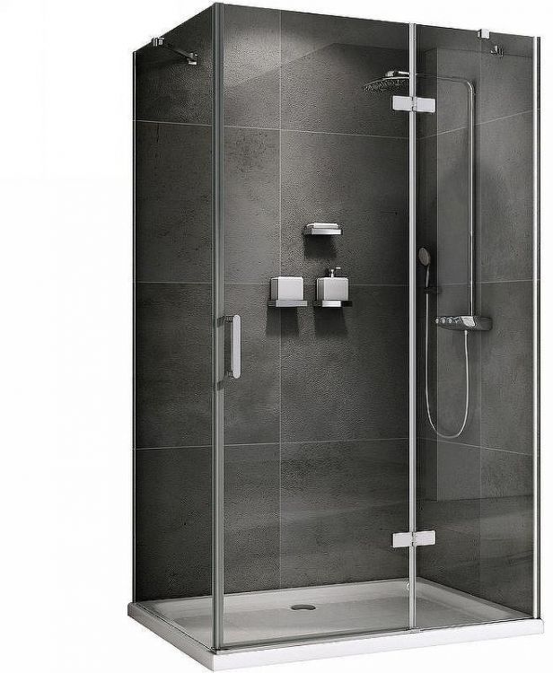 Душевой уголок Abber Zart 120x70 AG08120-S71 профиль Хром стекло прозрачное Душевой уголок Abber Zart 120x70 AG08120-S71 профиль Хром стекло прозрачное