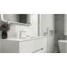 Тумба под раковину Jorno Modul 100 Mоl.01.97/P/W подвесная Белый глянец