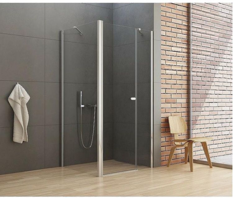 Душевой уголок New Trendy New Soleo Chrome 110х120 K-0708 профиль Хром стекло прозрачное