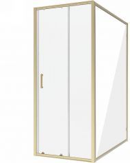 Душевой уголок Niagara Nova 90х100 NG-42-9AG-A100G профиль Холодное золото стекло прозрачное
