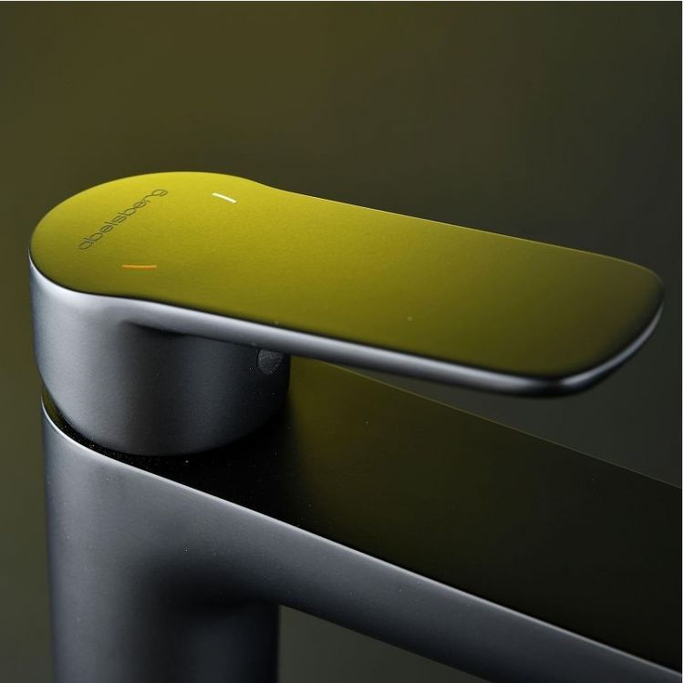 Смеситель для раковины Abelsberg Lineara UNF23509MB цвет Вулканический черный Смеситель для раковины Abelsberg Lineara UNF23509MB цвет Вулканический черный