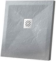 Душевой поддон из искусственного камня Vincea 90x90 VST-4SR9090G Серый