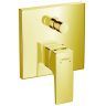 Hansgrohe Metropol Встраиваемый смеситель для ванны с переключателем, внешняя часть, цвет: золото