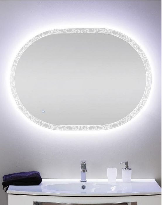 Зеркало Cezares 100 со встроенной LED подсветкой с LED подсветкой