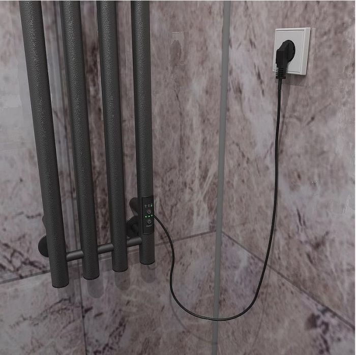 Электрический полотенцесушитель Altasan АргоЛюкс 120х21 АргоЛюкс12021Г Графит