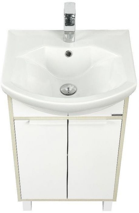 Тумба под раковину Aquaton Рико 50 1A212401RIB90 Белый Ясень фабрик