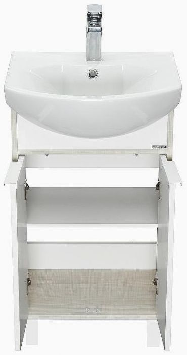 Тумба под раковину Aquaton Рико 50 1A212401RIB90 Белый Ясень фабрик